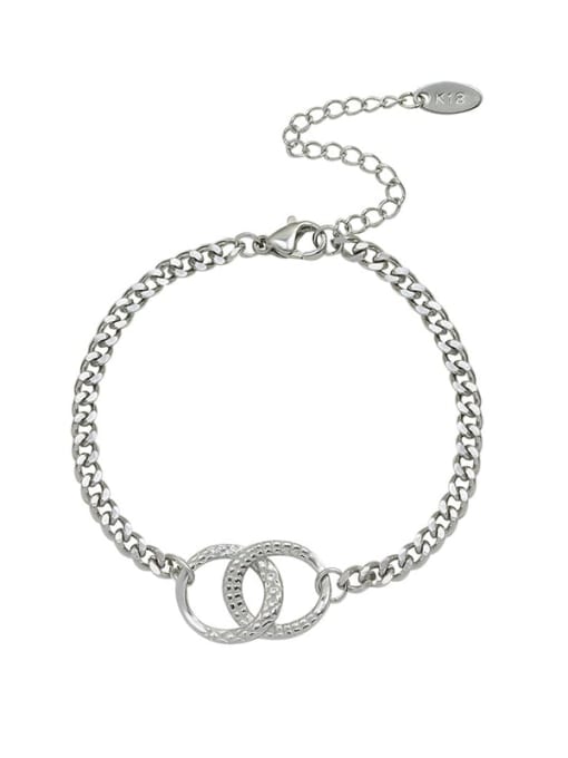 E280 steel bracelet 15+ 5 Titanium Steel  Minimalist Geometric Braclete and Necklace Set