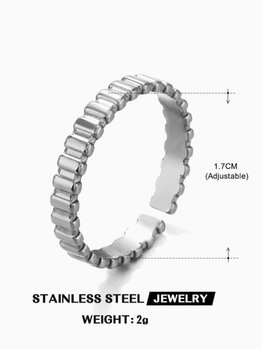 Steel Ring Stainless steel Geometric Minimalist Band Ring