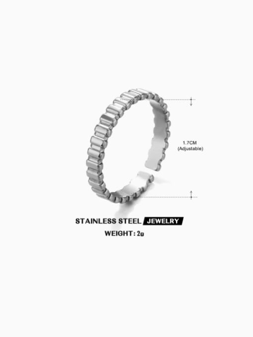 J$L  Steel Jewelry Stainless steel Geometric Minimalist Band Ring 1