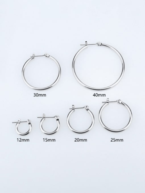 BELII Stainless steel Geometric Minimalist Hoop Earring 0