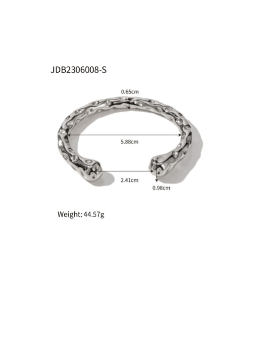 JDB2306008  Steel Stainless steel Geometric Hip Hop Stud Earring