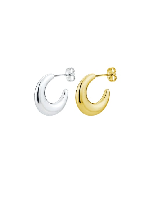 BELII Stainless steel Geometric Minimalist Stud Earring