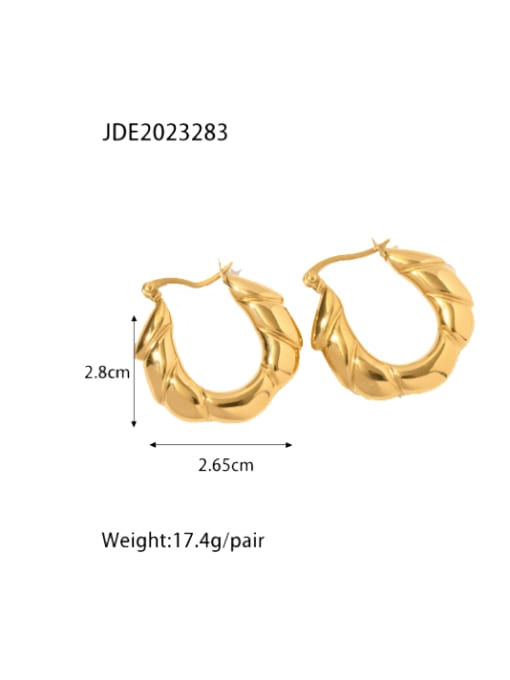 J&D Stainless steel Geometric Vintage Stud Earring 1