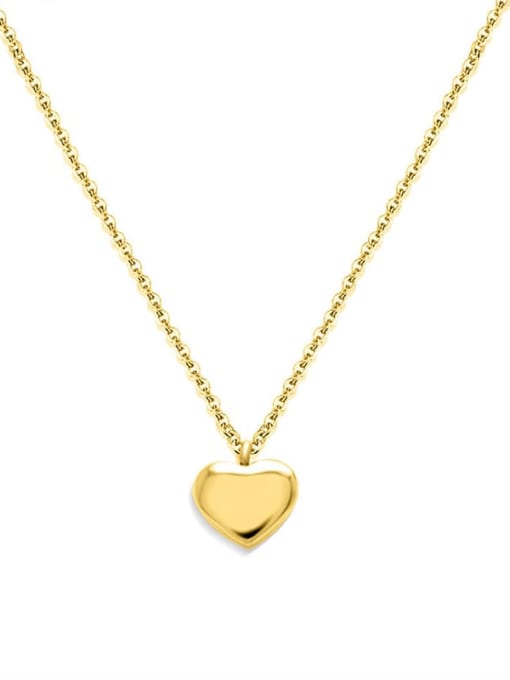 MAKA Titanium Steel Heart Minimalist Necklace