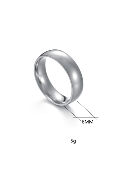 SM-Men's Jewelry Stainless steel Geometric Hip Hop Band Ring 2