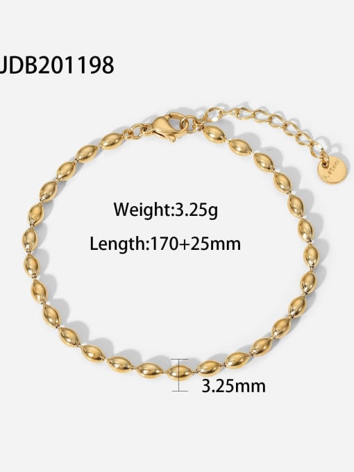JDB201198 Stainless steel Round Bead Vintage Beaded Necklace