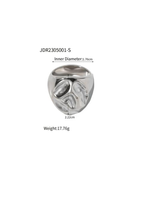 JDR2305001  Steel Stainless steel Geometric Hip Hop Stud Earring