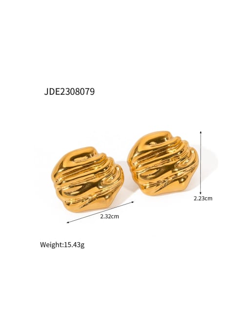 JDE2308079 Stainless steel Geometric Trend Stud Earring