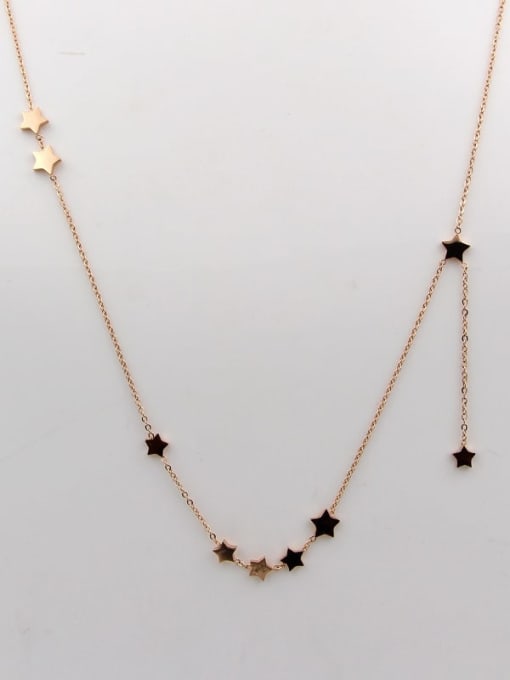 K.Love Titanium Star Dainty Necklace 2