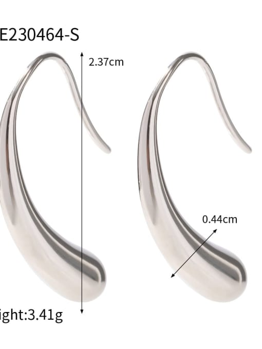 JDE230464 S Stainless steel Geometric Minimalist Stud Earring