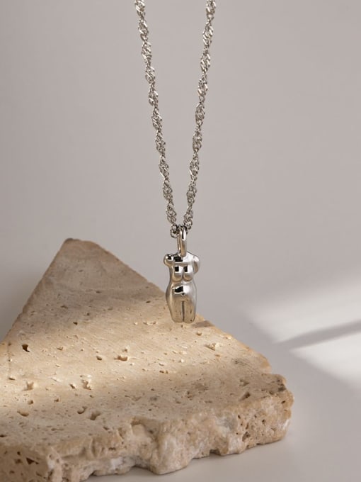 J&D Stainless steel Geometric Trend Necklace 2