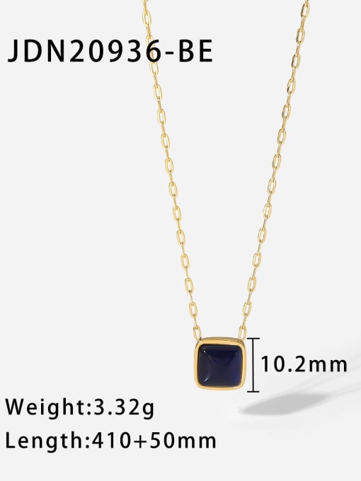 JDN20936 BE Stainless steel Geometric Vintage Necklace