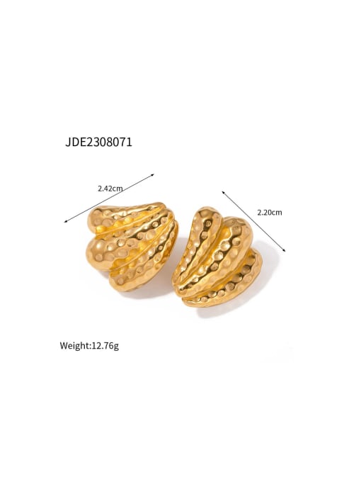 JDE2308071 Stainless steel Geometric Trend Stud Earring