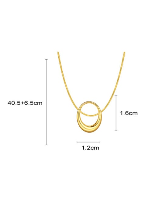 YAYACH Titanium Steel Geometric Minimalist Necklace 3