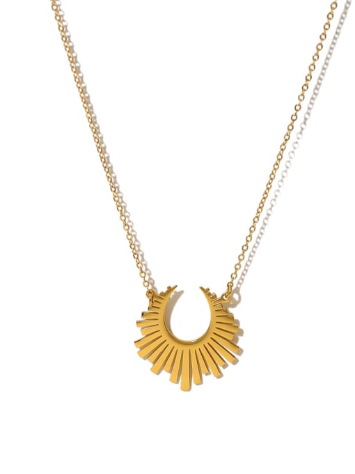 YAYACH Titanium Steel Irregular Hip Hop Necklace