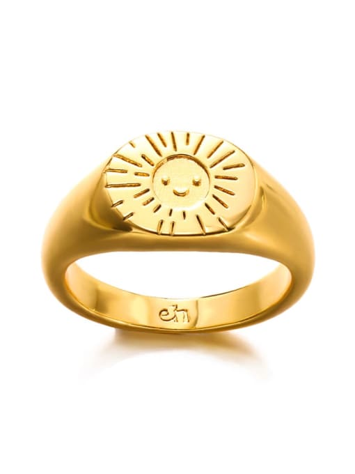 J$L  Steel Jewelry Stainless steel Geometric Signet Ring 0
