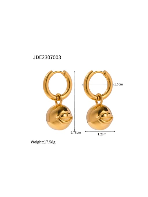JDE2307003 Stainless steel Geometric Trend Drop Earring