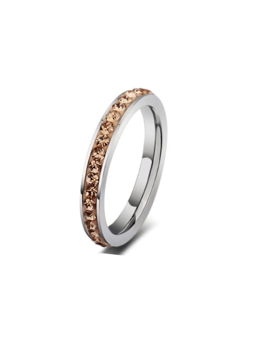 SM-Men's Jewelry Stainless steel Rhinestone Geometric Minimalist Band Ring 4