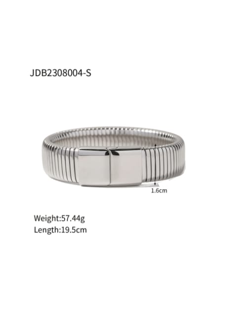 JDB2308004 S Stainless steel Geometric Hip Hop Bracelet