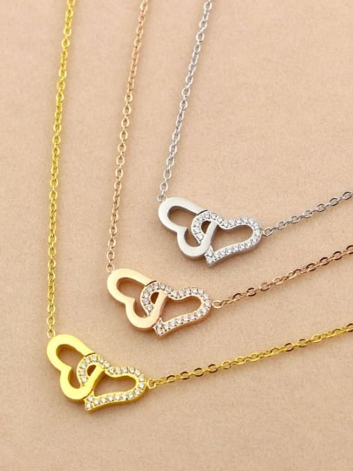 K.Love Titanium Heart Minimalist Necklace 1