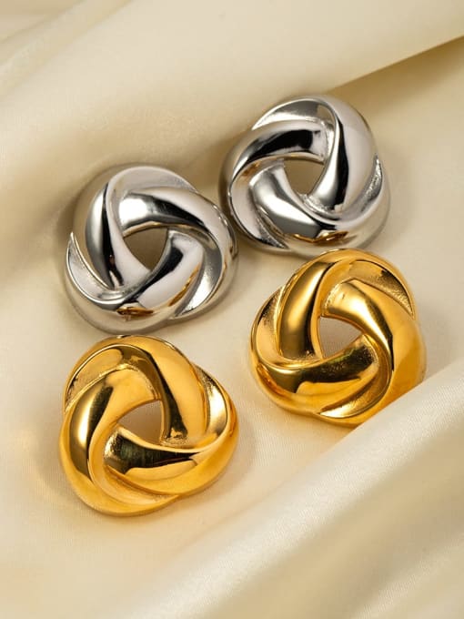 J&D Stainless steel Geometric Trend Stud Earring 2