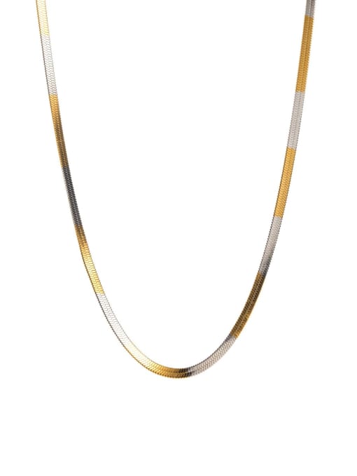 Style 6, 59cm Length Stainless steel Geometric Link Necklace