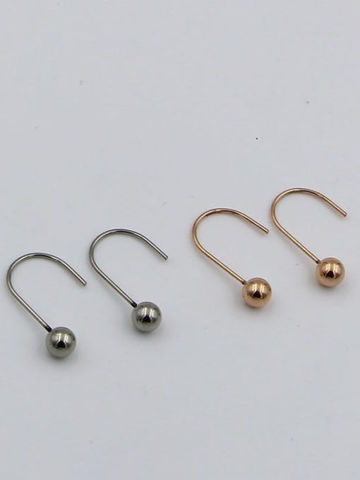 K.Love Titanium Ball Minimalist Hook Earring 1