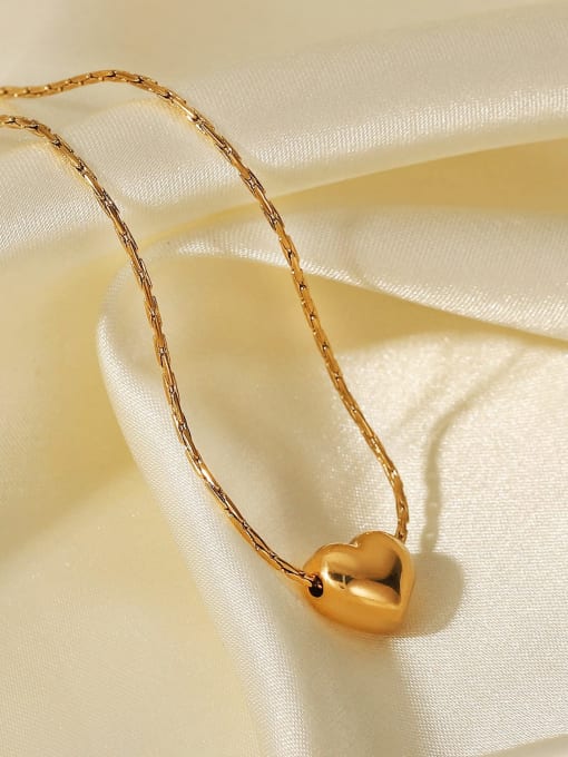 JDN21057 Stainless steel Heart Minimalist Necklace