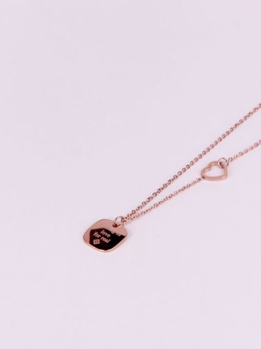 K.Love Titanium Geometric Dainty Necklace 4