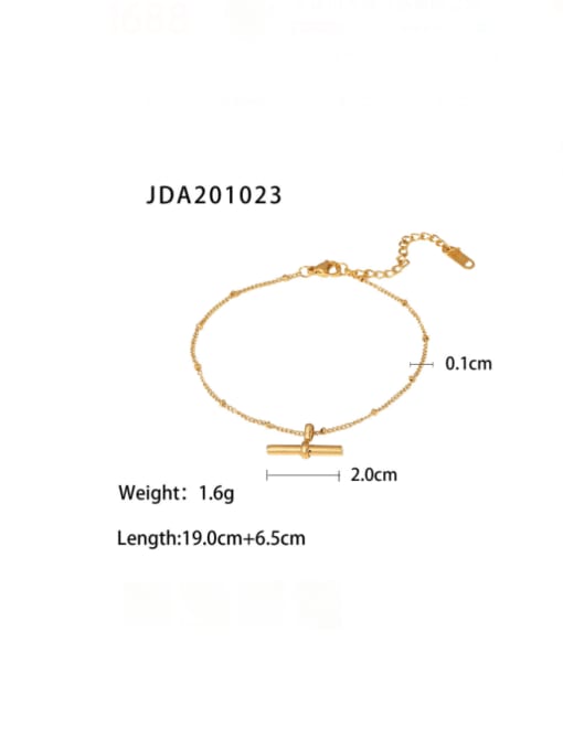 JDA201023 Stainless steel Cross Minimalist Bracelet