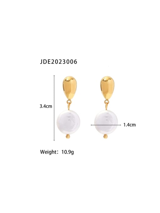 JDE2023006 Stainless steel Geometric Trend Drop Earring