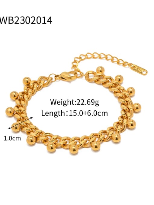 JDWB2302014 Stainless steel tassel Trend Bracelet