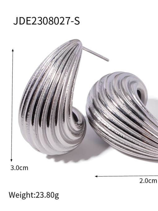 JDE2308027 S Stainless steel Geometric Trend Stud Earring