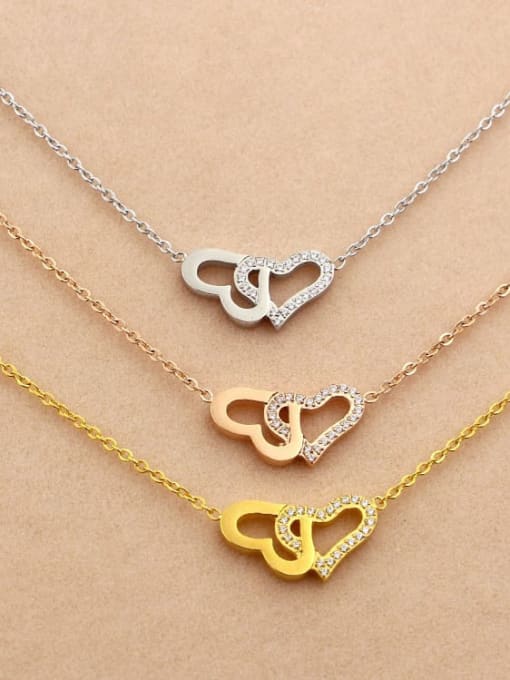 K.Love Titanium Heart Minimalist Necklace 0