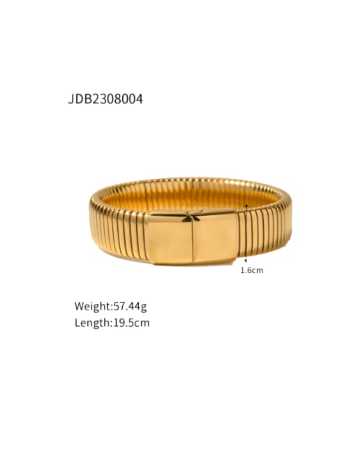 JDB2308004 Stainless steel Geometric Hip Hop Bracelet