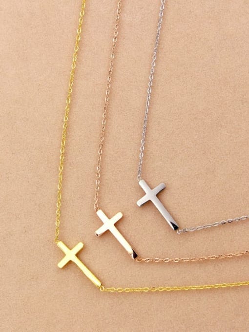 K.Love Titanium Cross Regligious Necklace 0