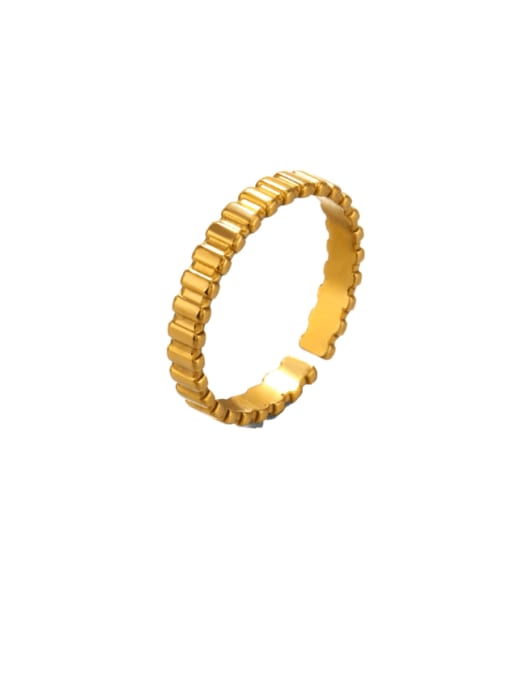 J$L  Steel Jewelry Stainless steel Geometric Minimalist Band Ring 0