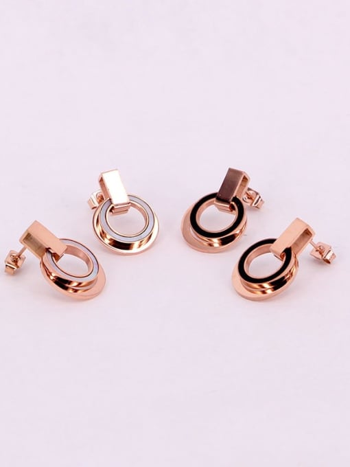 K.Love Titanium Shell Geometric Dainty Stud Earring 0