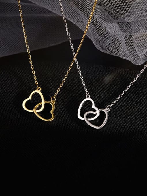 K.Love Titanium Steel Heart Minimalist Necklace