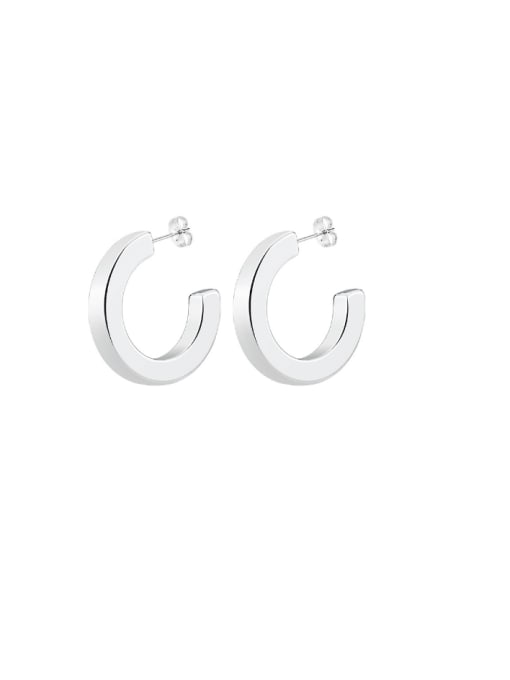 Steel Titanium Steel Geometric Minimalist Stud Earring