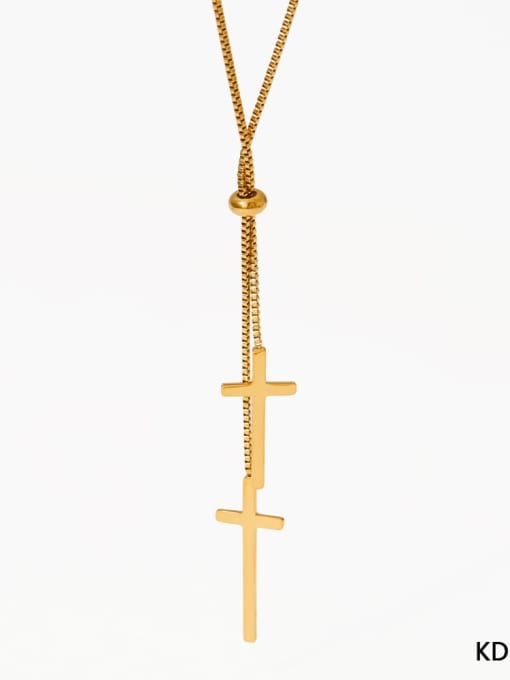 Cross KDD511 Stainless steel Geometric Trend Lariat Necklace