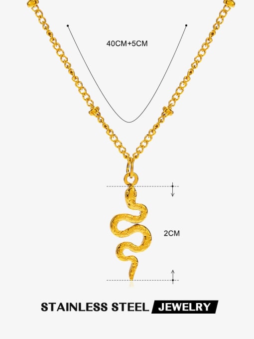 Snake necklace Stainless steel Snake Vintage Necklace