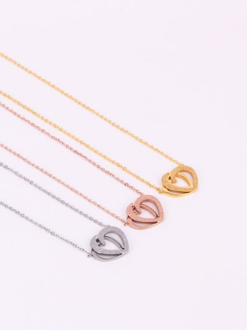 K.Love Titanium Heart Dainty Necklace