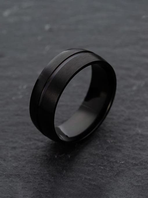 SM-Men's Jewelry Stainless steel Geometric Minimalist Stackable Men's  Ring 3