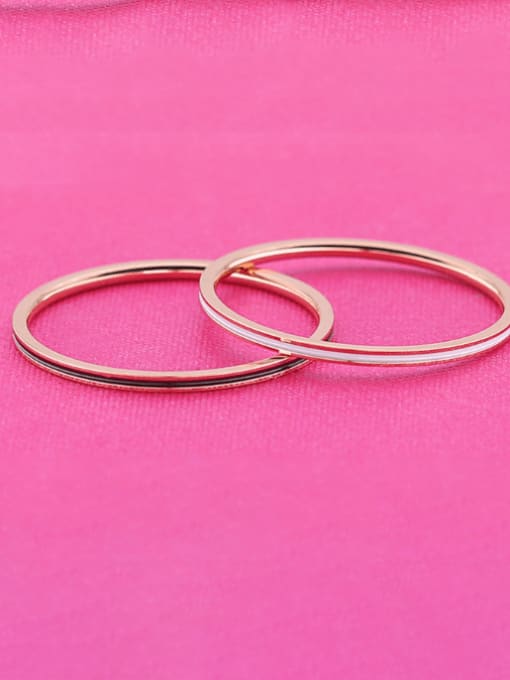 BELII Titanium Steel Round Minimalist Band Ring 3