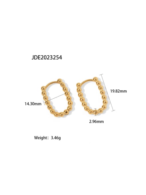 JDE2023254 Stainless steel Geometric Trend Stud Earring