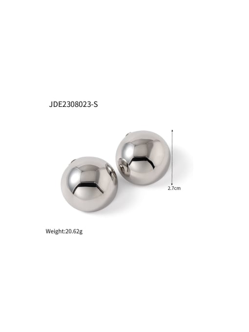 JDE2308023 S Stainless steel Geometric Trend Stud Earring