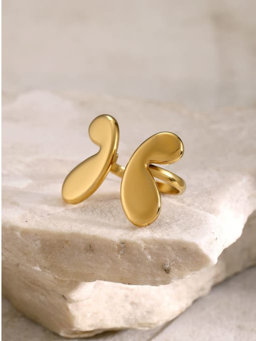 J&D Stainless steel Butterfly Minimalist Band Ring 3
