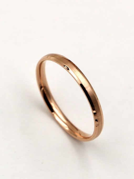 K.Love Titanium Geometric Minimalist Band Ring