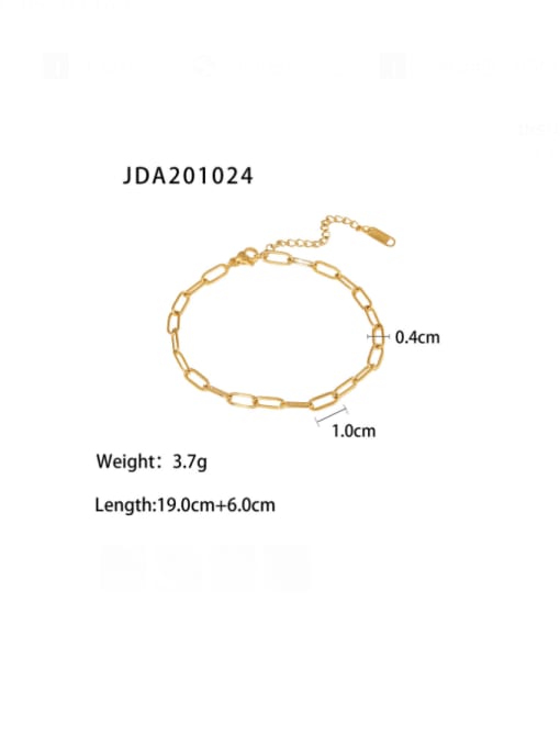 JDA201024 Stainless steel Cross Minimalist Bracelet